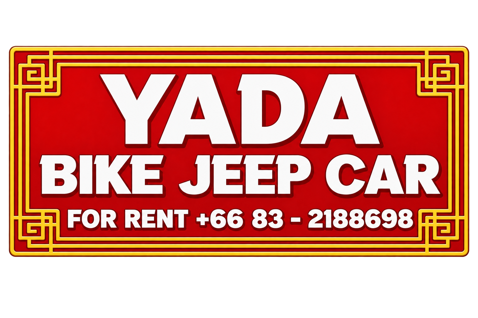 Yada Bike Jeep Car For Rent — Koh Phangan